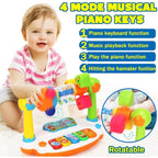 Baby Piano Musical Toy – Light-Up Keyboard & Rotating Music Toy