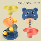 Montessori Baby Rolling Ball Track Toy – Sensory Push Pop Slide Game